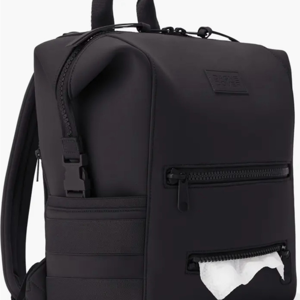 Dagne Dover Indi Neoprene Diaper Backpack Color Black Size Small NWOT - Picture 7 of 9